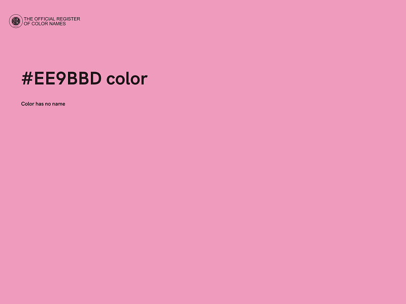 #EE9BBD color image