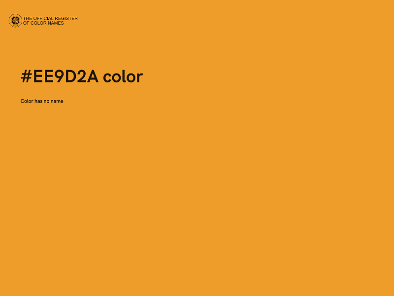 #EE9D2A color image