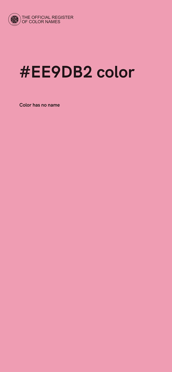 #EE9DB2 color image