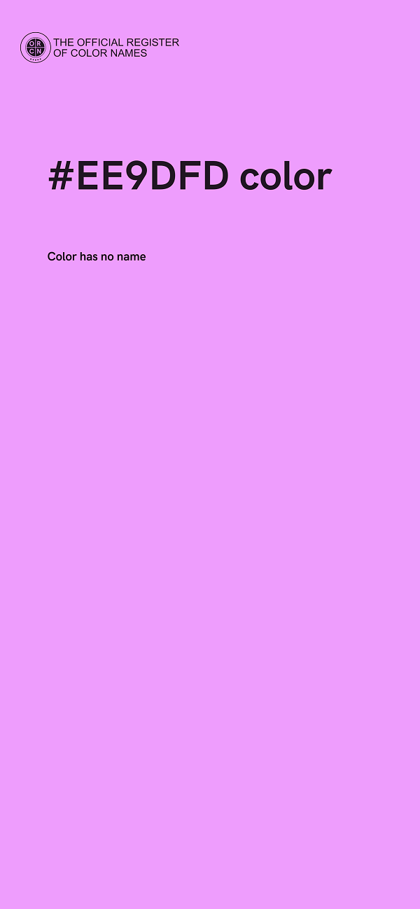 #EE9DFD color image