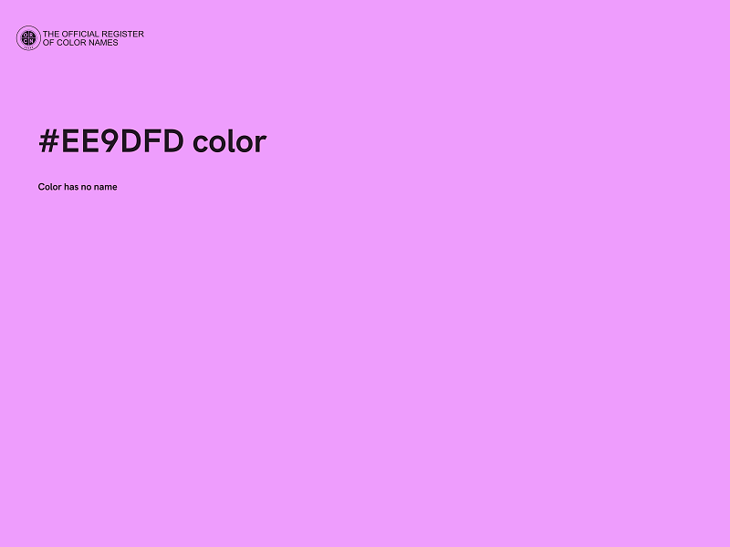 #EE9DFD color image