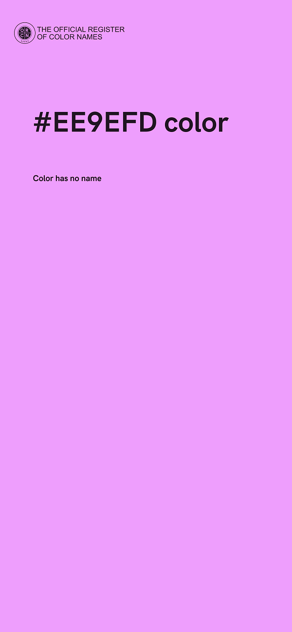 #EE9EFD color image