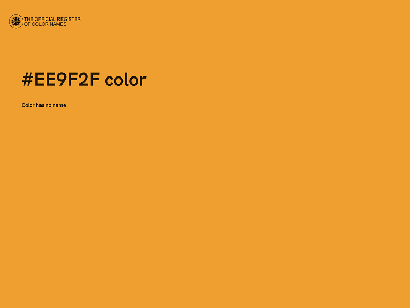 #EE9F2F color image