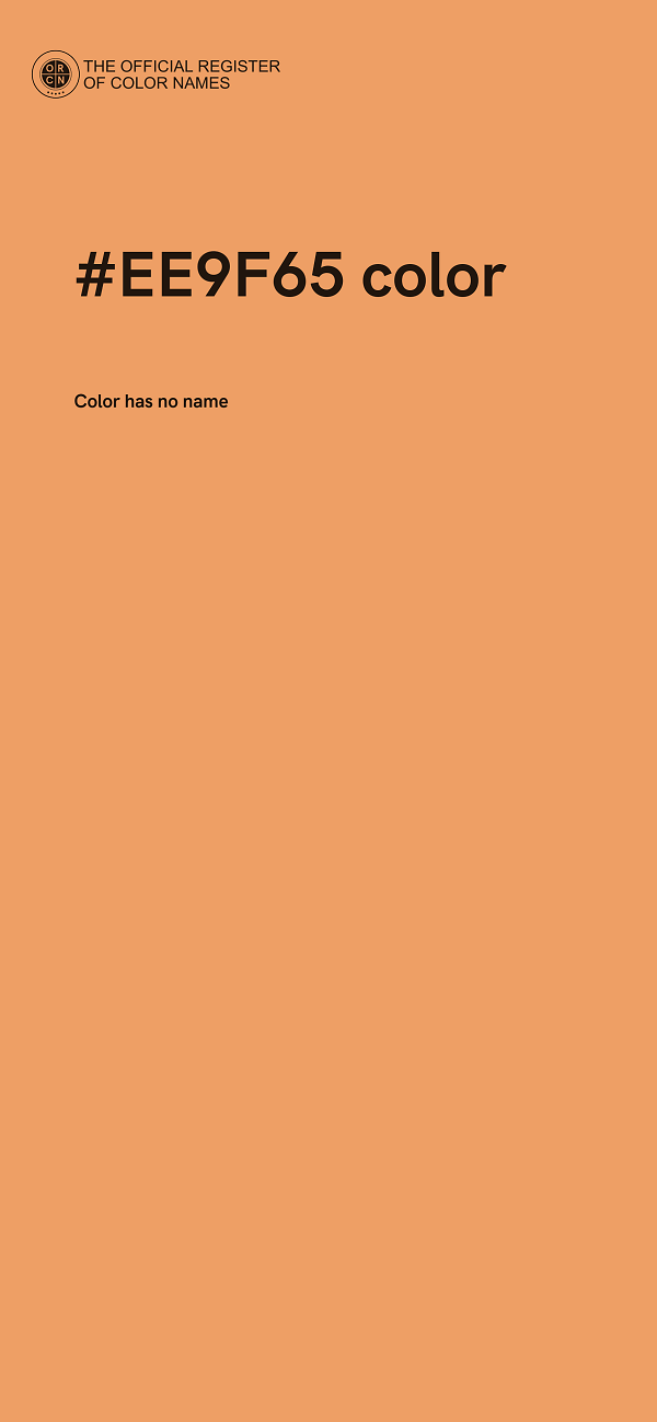 #EE9F65 color image