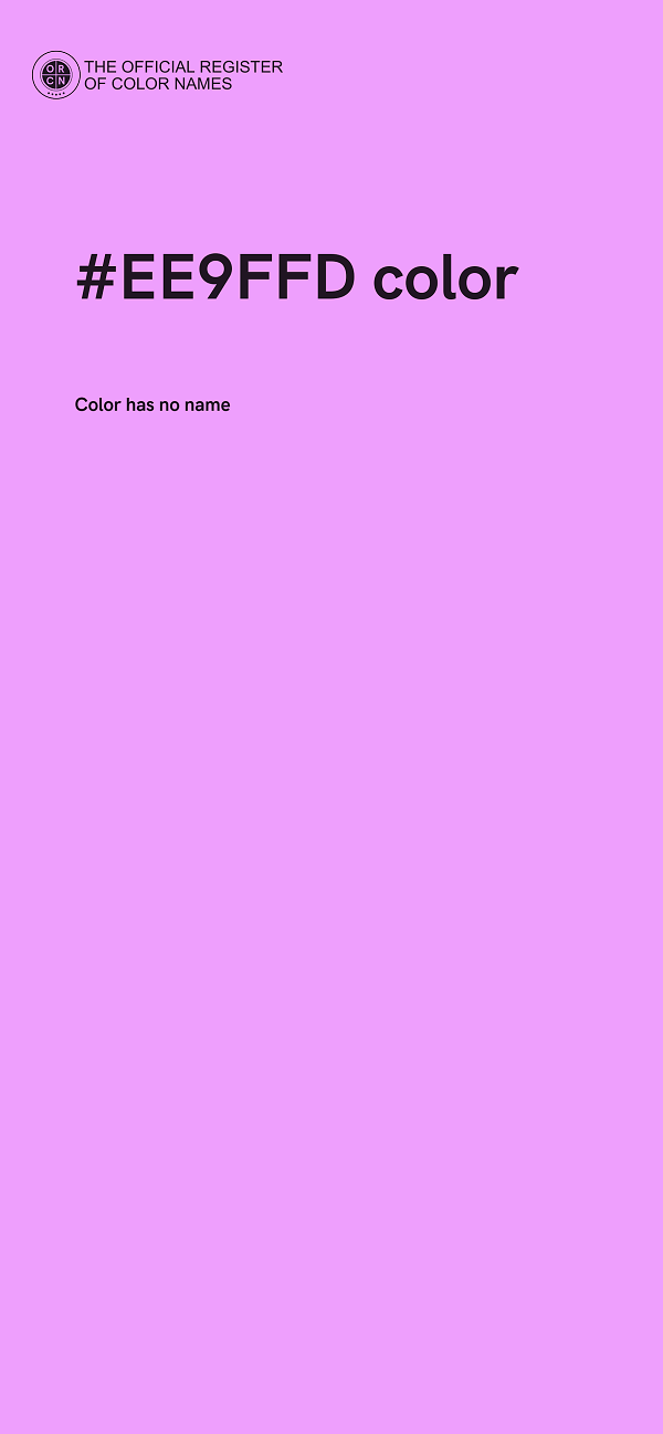 #EE9FFD color image