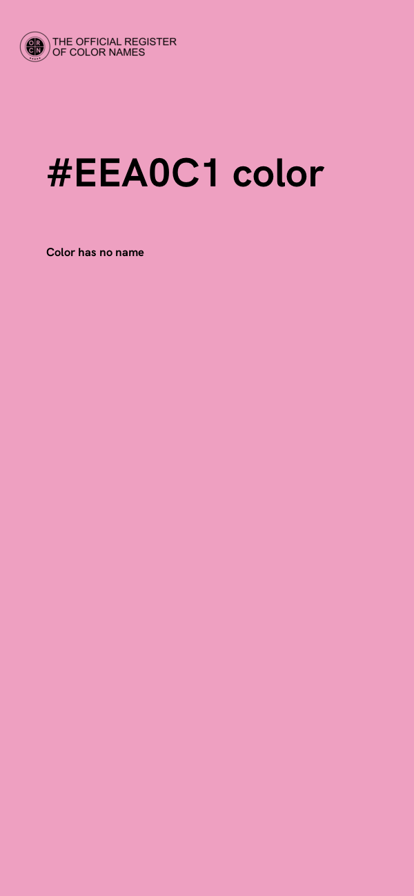 #EEA0C1 color image