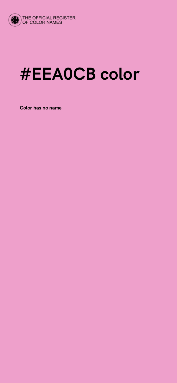 #EEA0CB color image