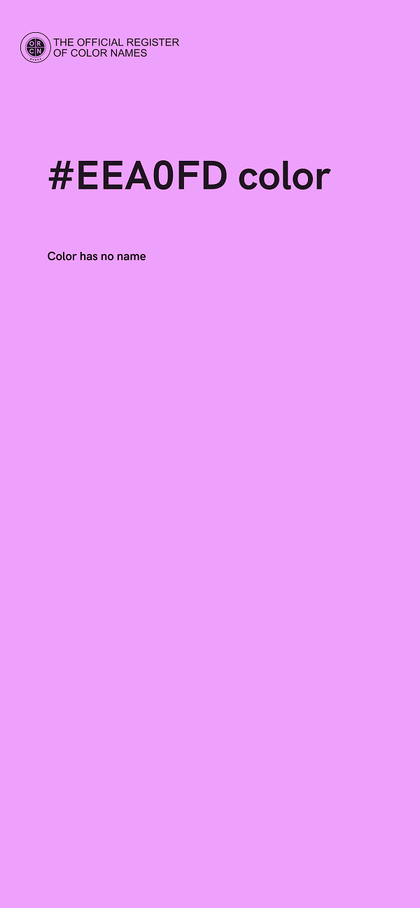 #EEA0FD color image