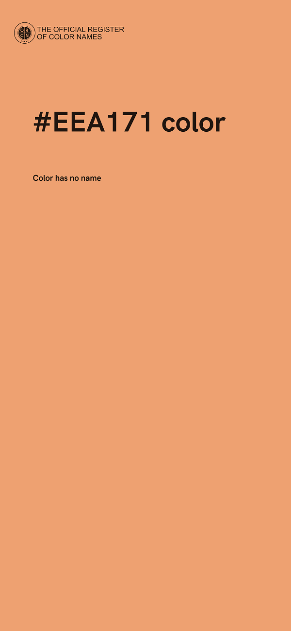 #EEA171 color image