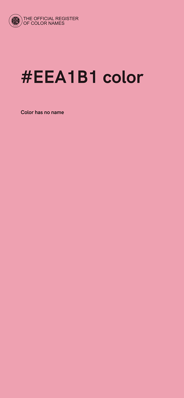 #EEA1B1 color image
