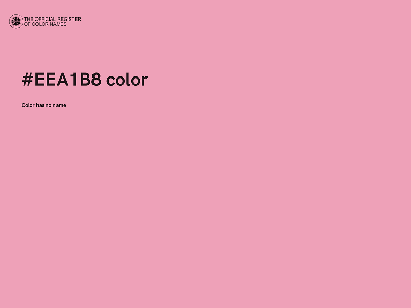 #EEA1B8 color image