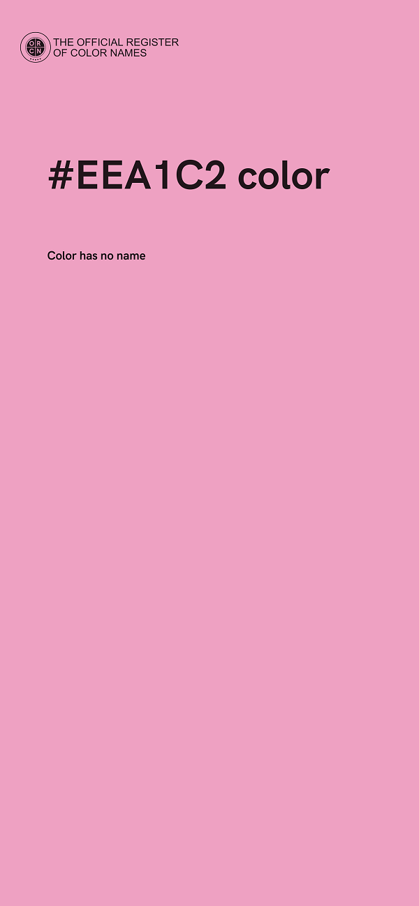 #EEA1C2 color image