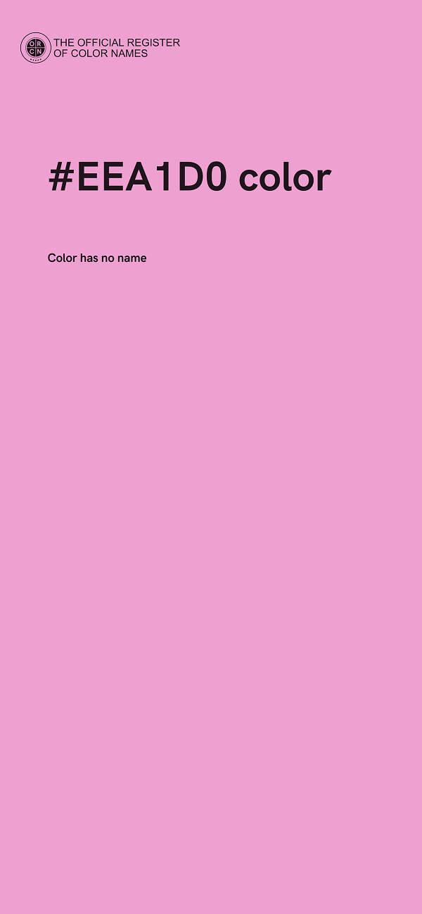 #EEA1D0 color image
