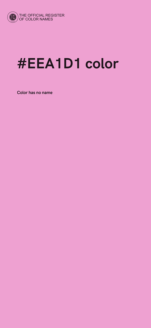 #EEA1D1 color image