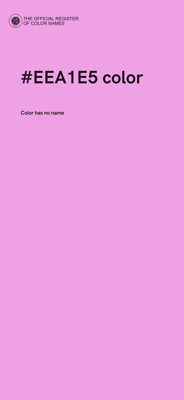 #EEA1E5 color image