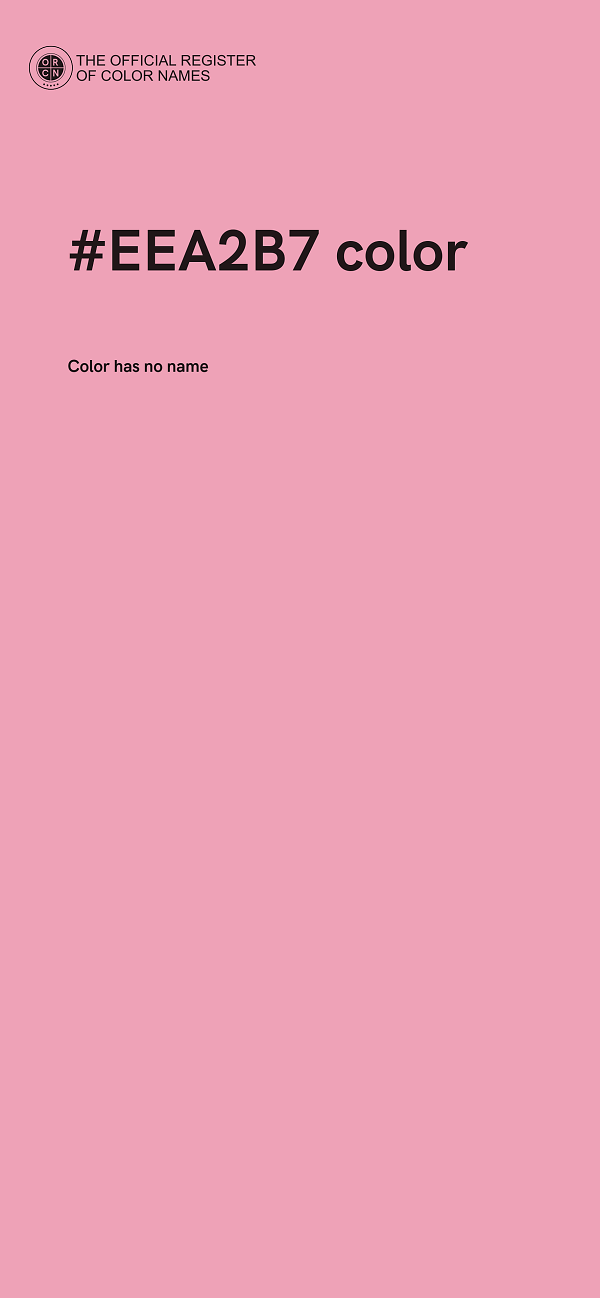 #EEA2B7 color image