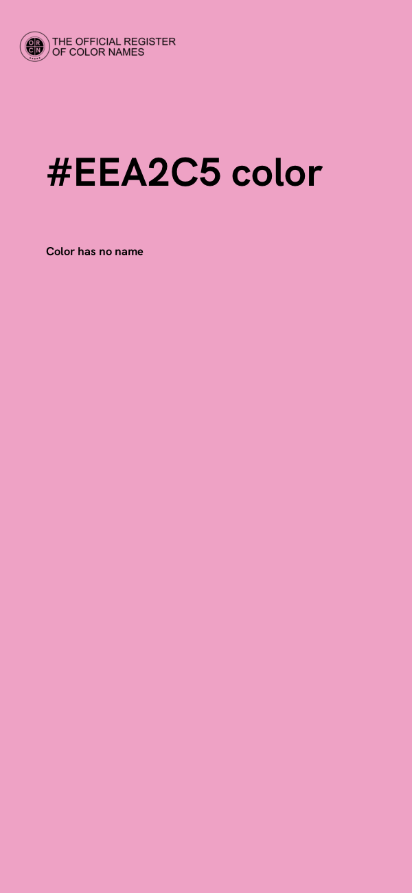 #EEA2C5 color image