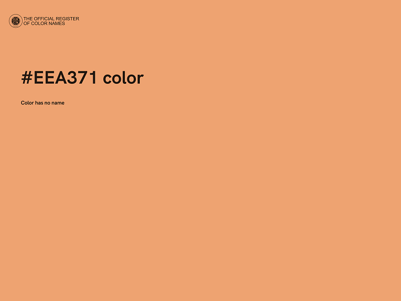 #EEA371 color image