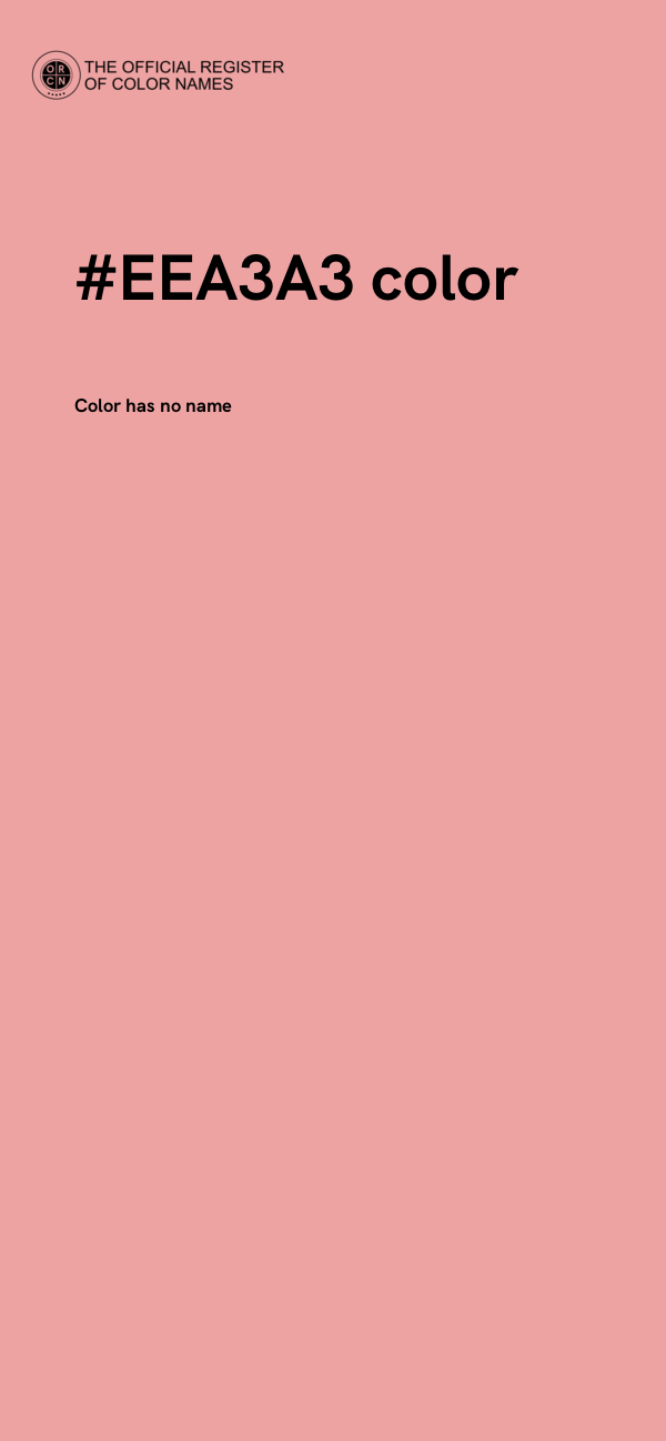 #EEA3A3 color image