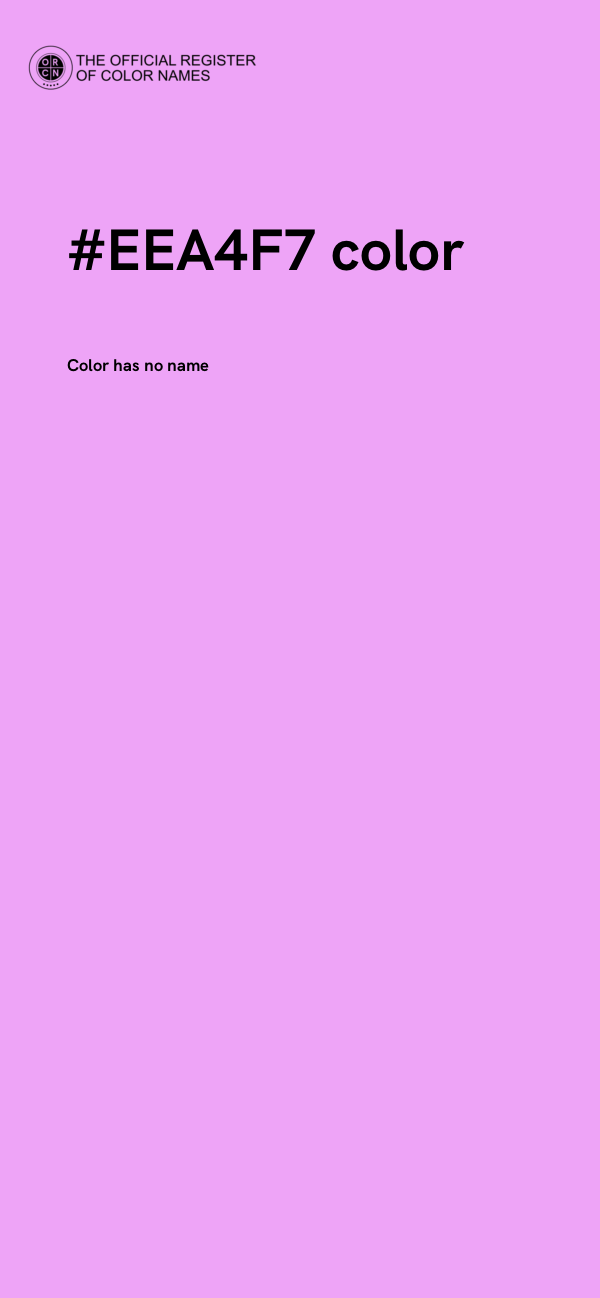 #EEA4F7 color image