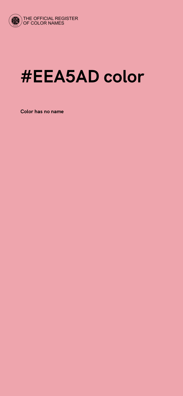 #EEA5AD color image