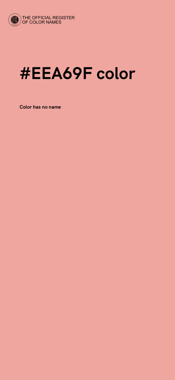 #EEA69F color image