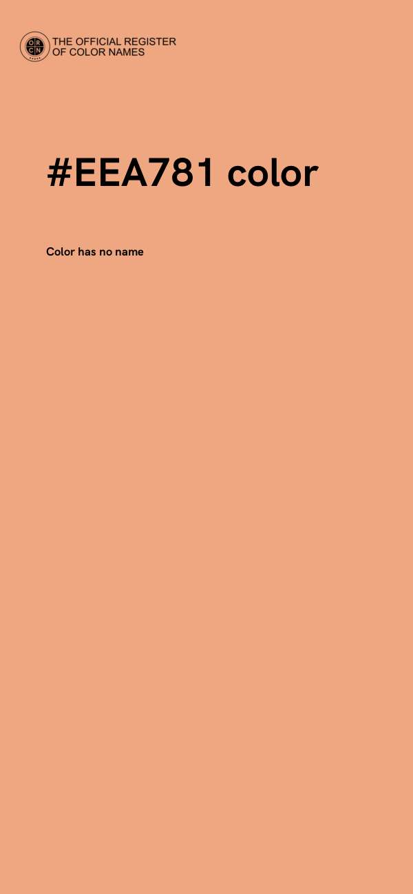 #EEA781 color image