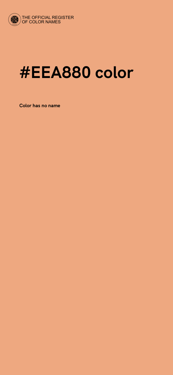 #EEA880 color image