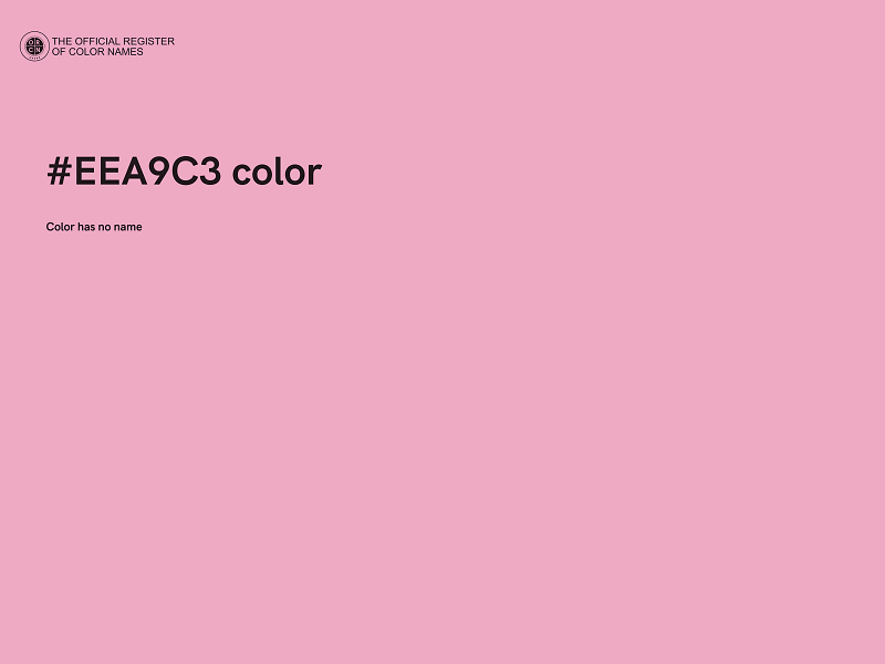 #EEA9C3 color image