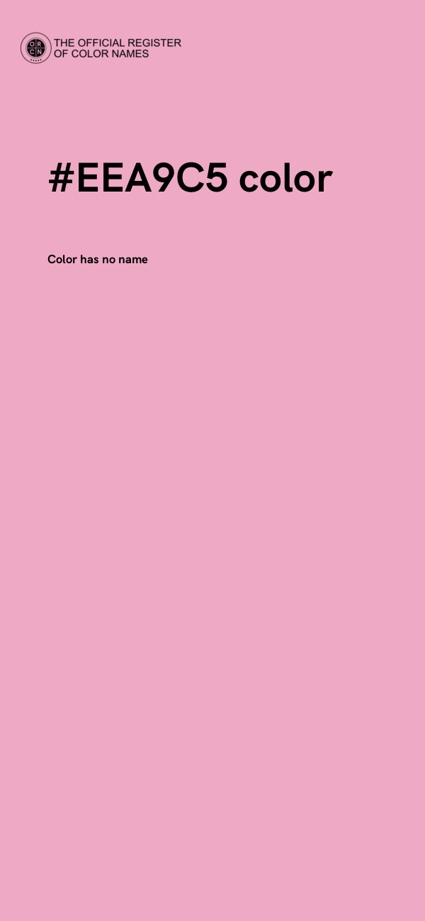 #EEA9C5 color image
