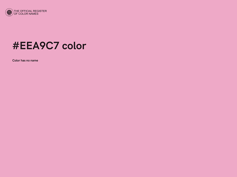 #EEA9C7 color image