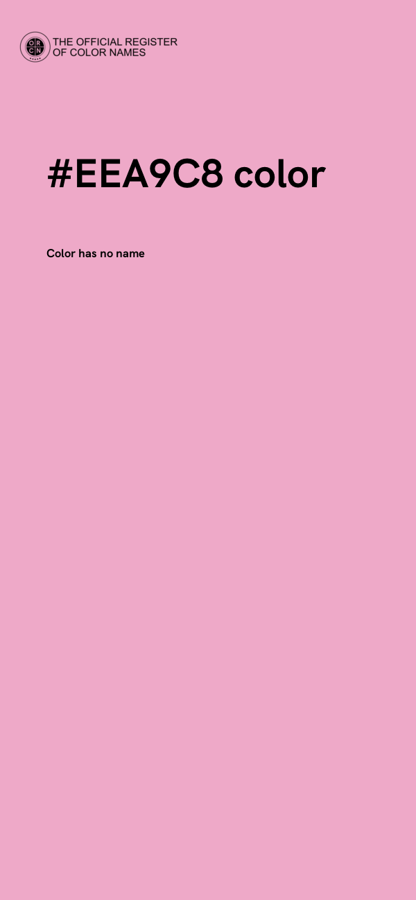 #EEA9C8 color image