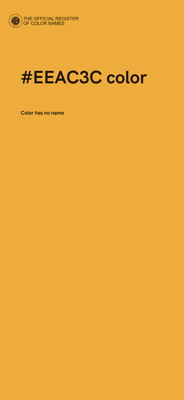 #EEAC3C color image
