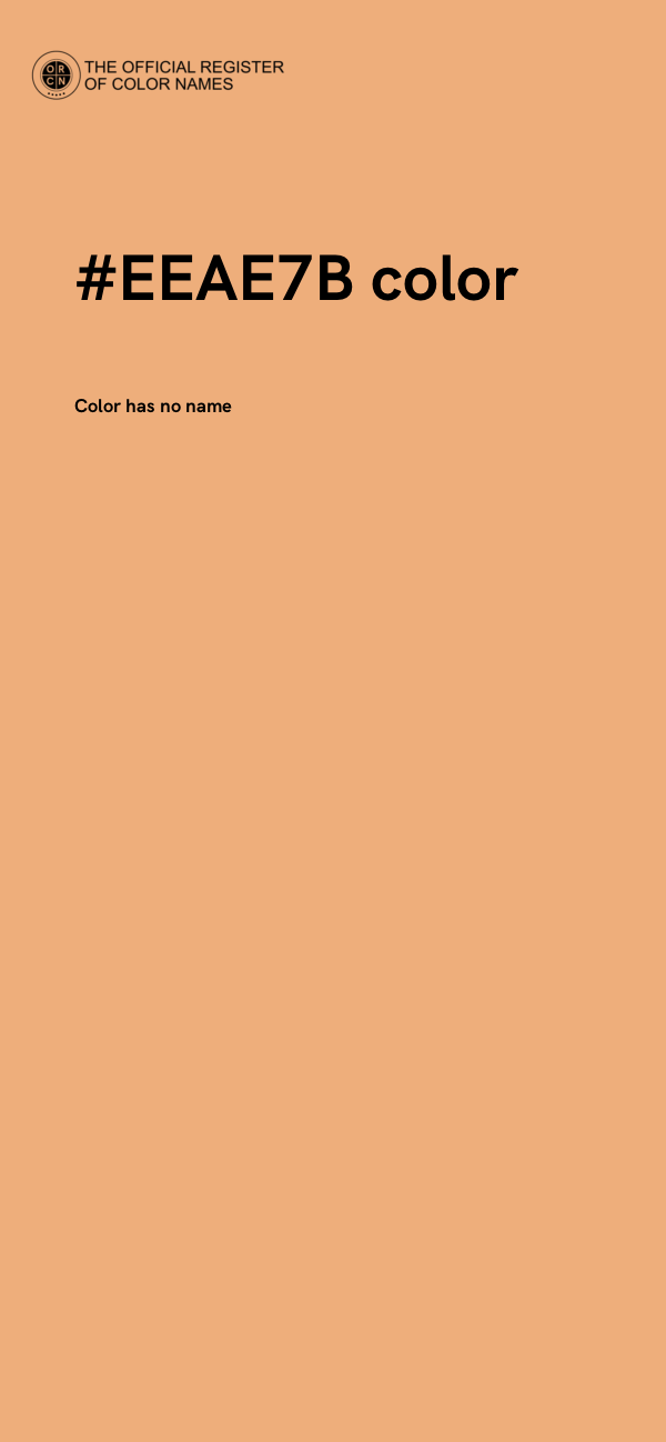 #EEAE7B color image