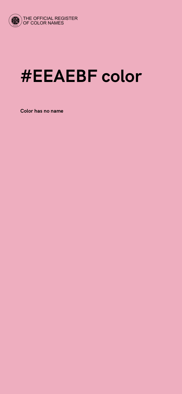 #EEAEBF color image