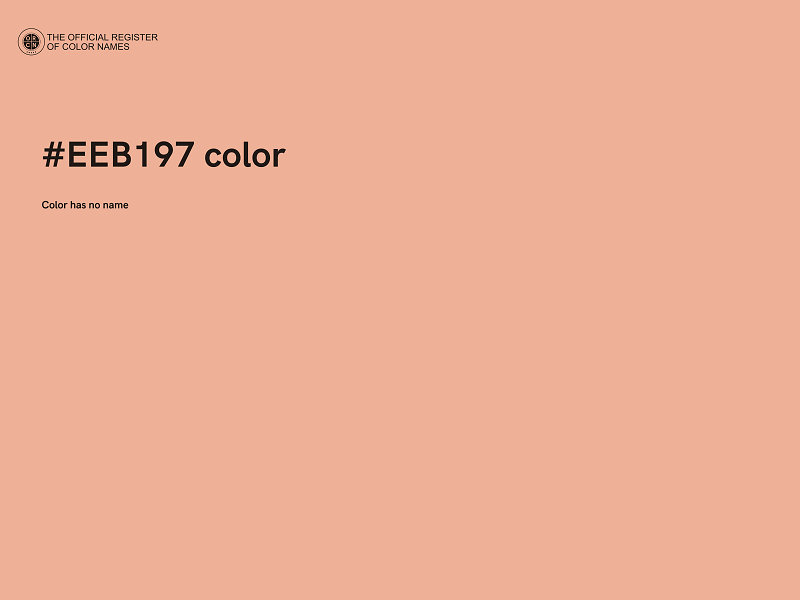 #EEB197 color image