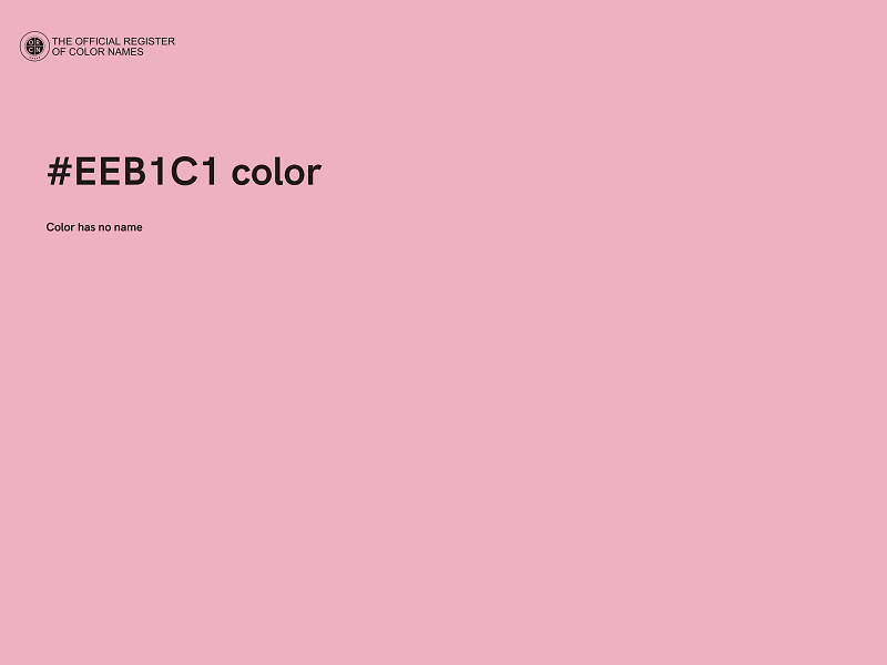 #EEB1C1 color image