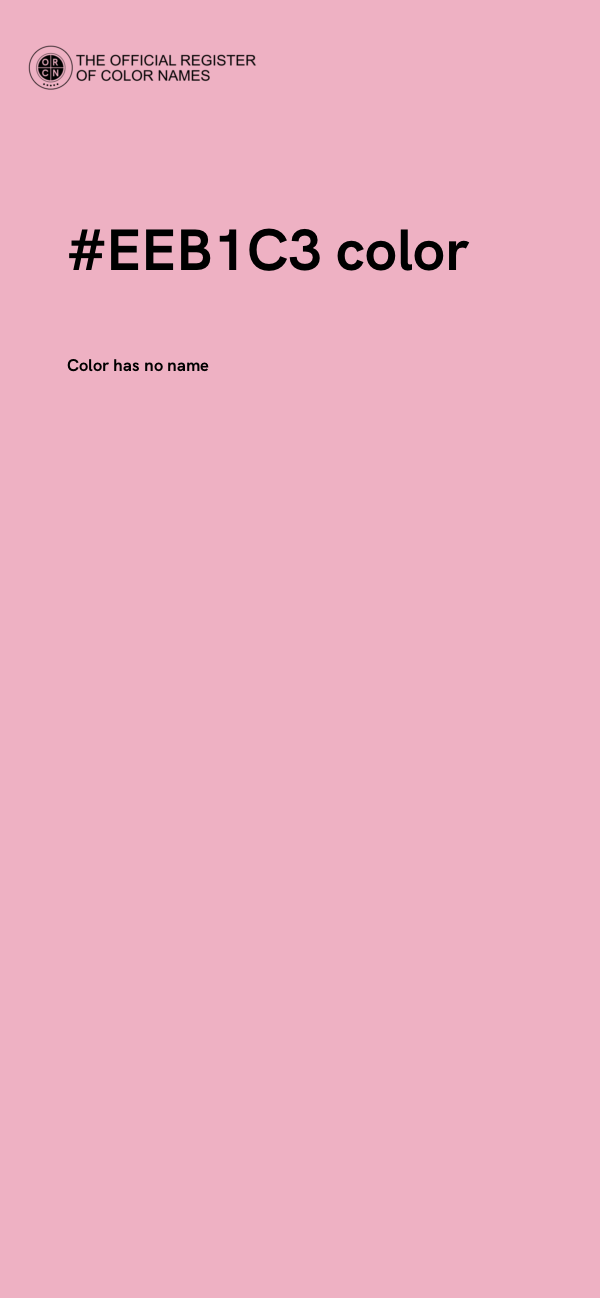 #EEB1C3 color image