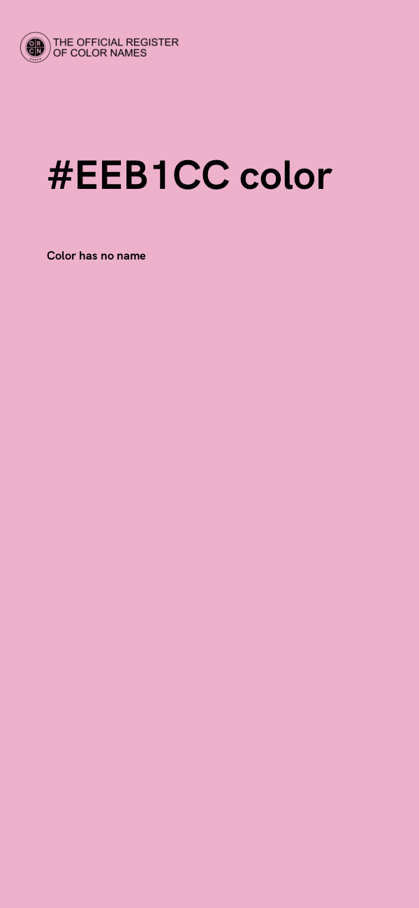 #EEB1CC color image