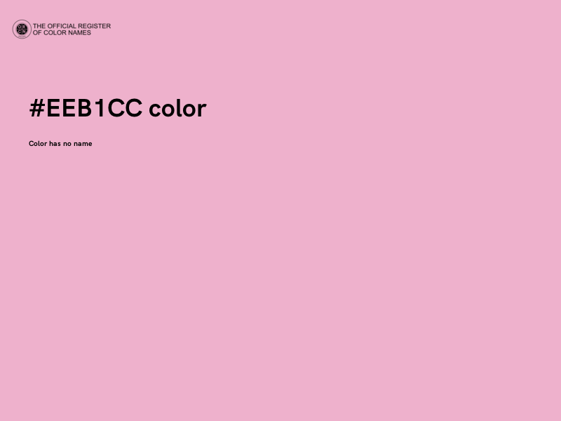 #EEB1CC color image