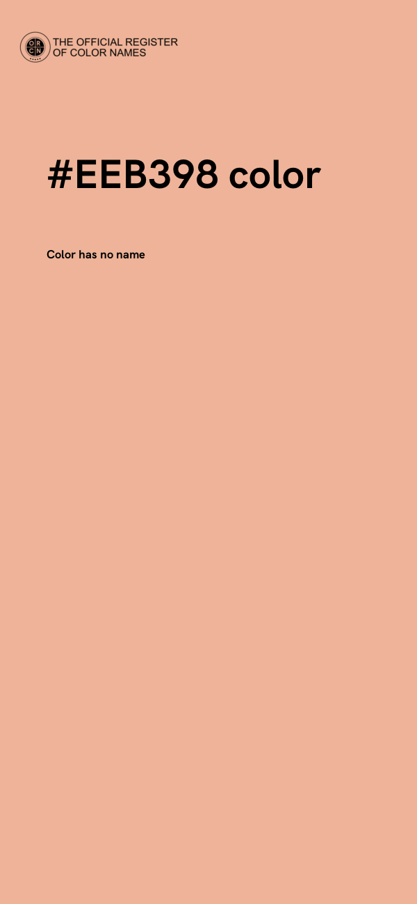 #EEB398 color image