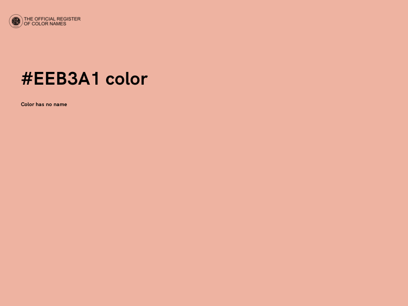 #EEB3A1 color image