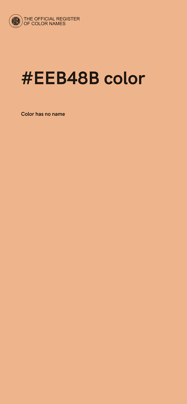 #EEB48B color image