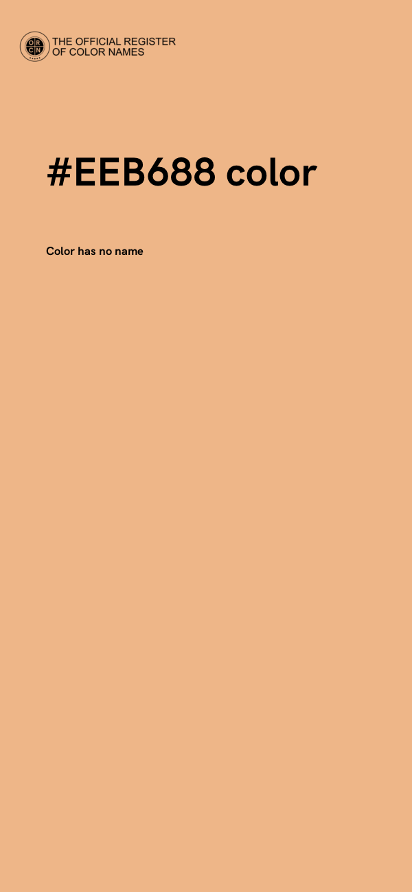 #EEB688 color image