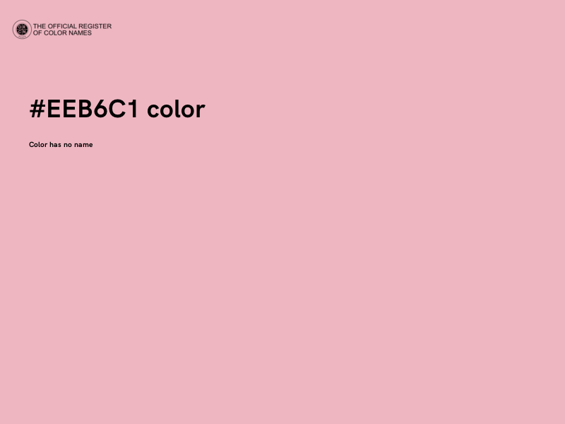 #EEB6C1 color image