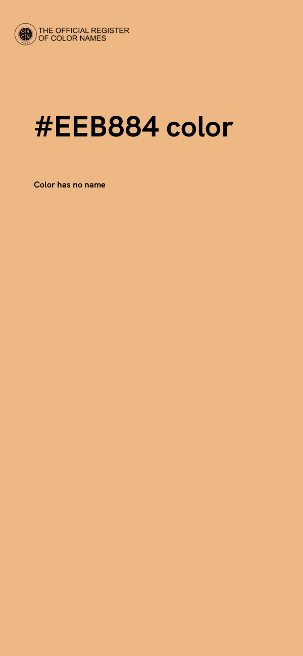 #EEB884 color image