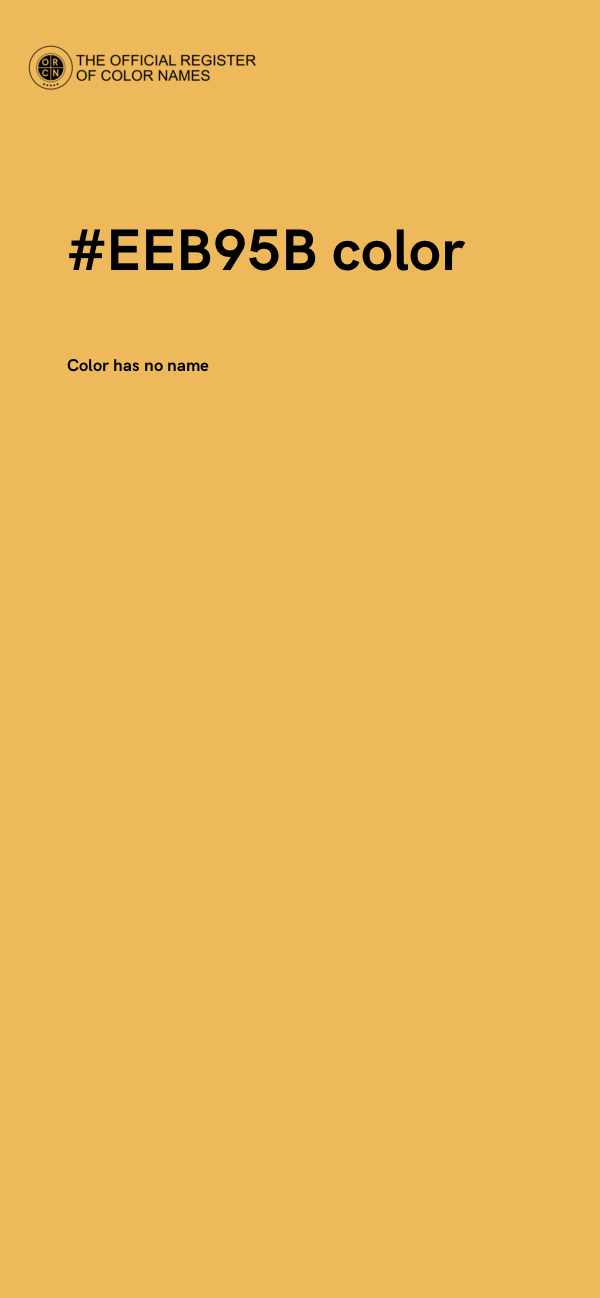 #EEB95B color image