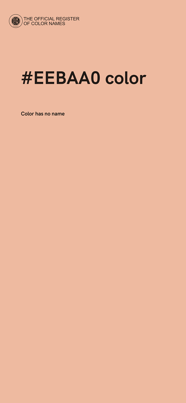#EEBAA0 color image