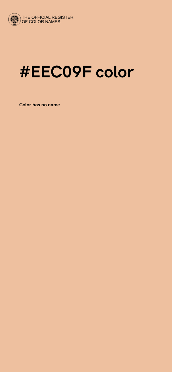 #EEC09F color image