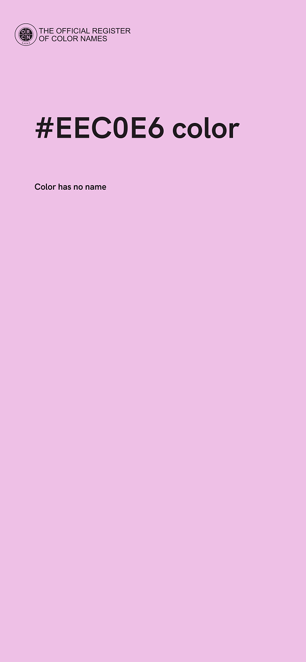 #EEC0E6 color image
